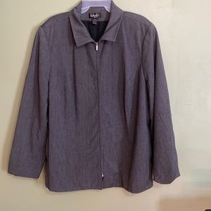 Gray/black dress blazer 20w